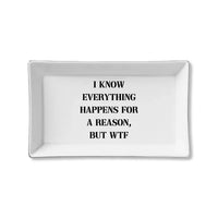 Ceramic Trinket Tray WTF Accessories/Dishes/Gifts