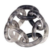 Chain Link Smoke Napkin Rings S/4 Placemats, Napkins, & Napkin Rings