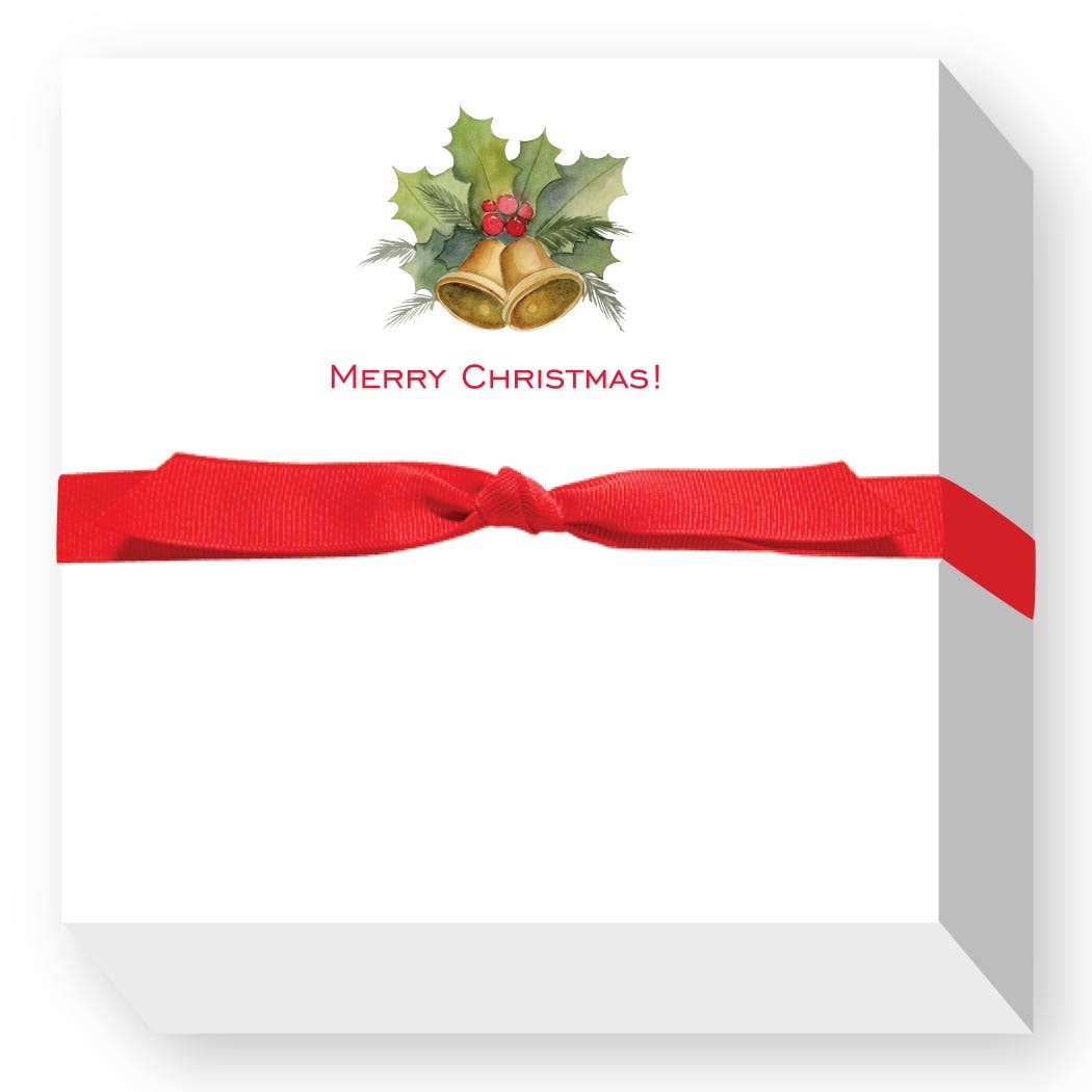 CHRISTMAS BELLS CHUBBIE NOTEPAD Notepads