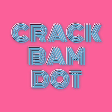 Crack Bam Dot Hybiscus Vanity Tray