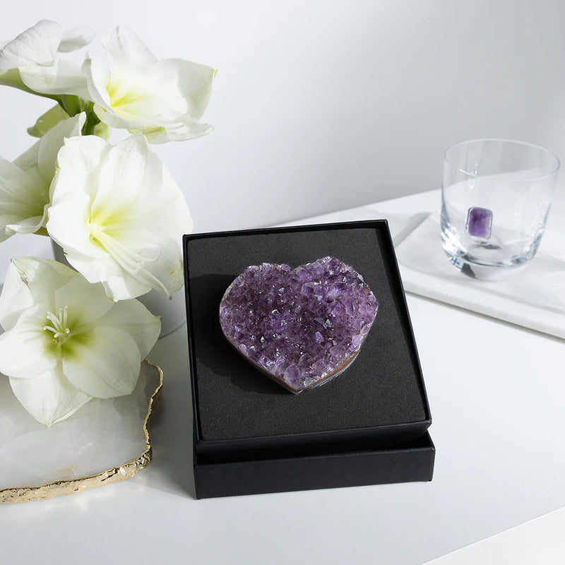 Cuore Heart, Amethyst Druze