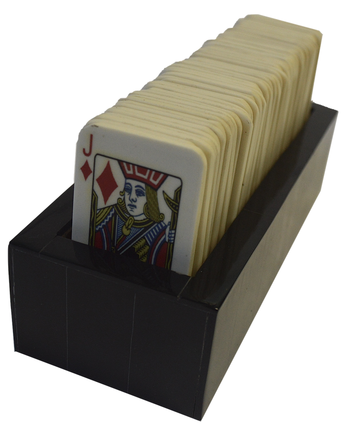 Black Card Set with Long Tray