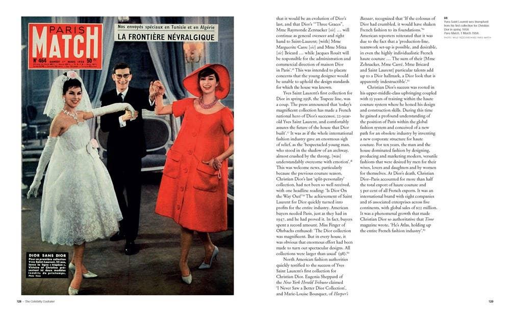 color page with a couple in formal attire and a woman in a red dress, featuring 'Paris Match' at the top.