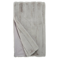 Dove Faux Fur Posh Throw 60x72