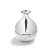 Coluna Dual Bud Vase Silver Vases
