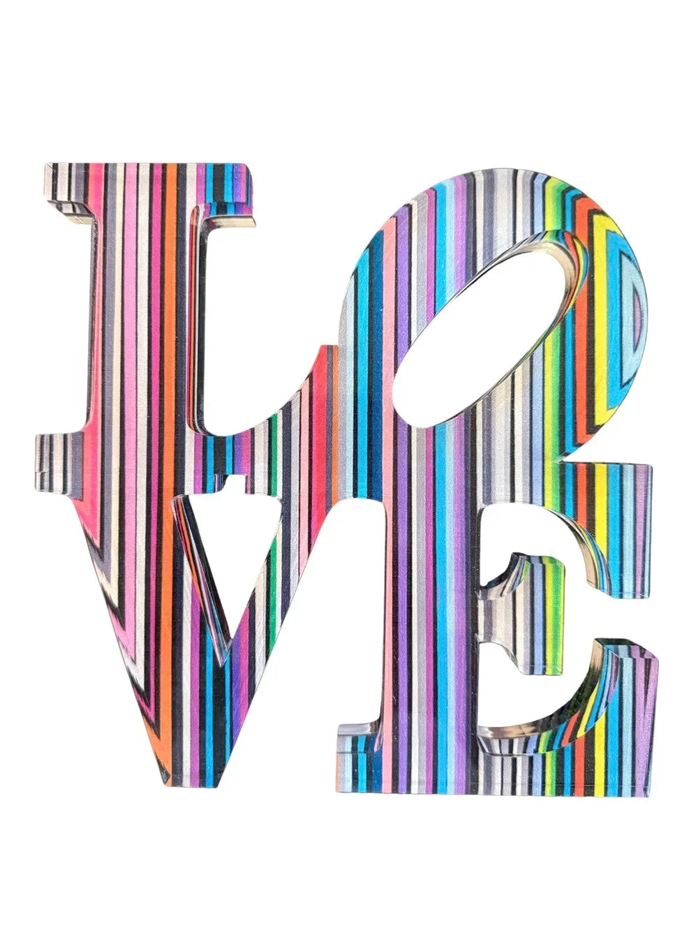 Acrylic Love Sculpture Kaleidoscope Art