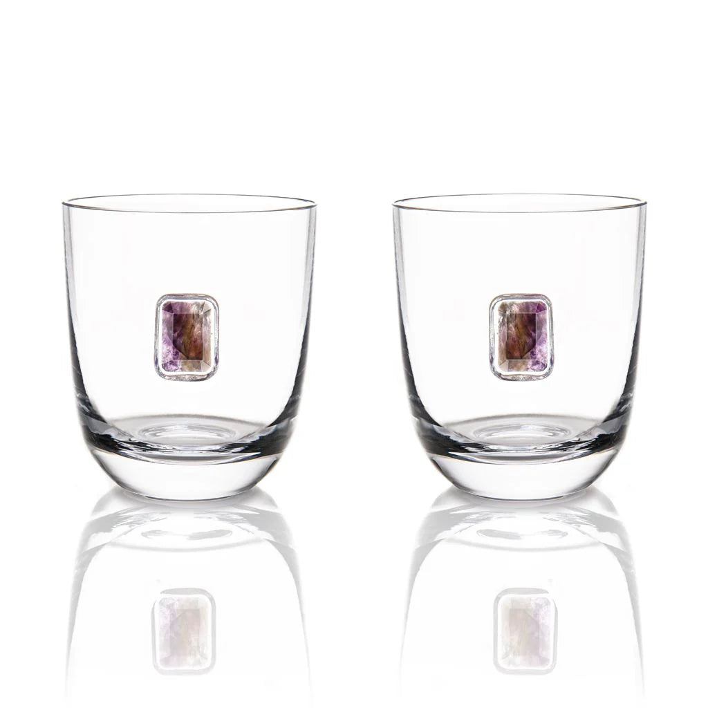 Elevo DOF Amethyst Glasses Set of 2