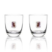 Elevo DOF Amethyst Glasses Set of 2 Double Old-Fashioned