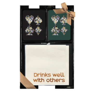 Game Time Gift Set Lacquer Drinks Well With Others Games - Gifts