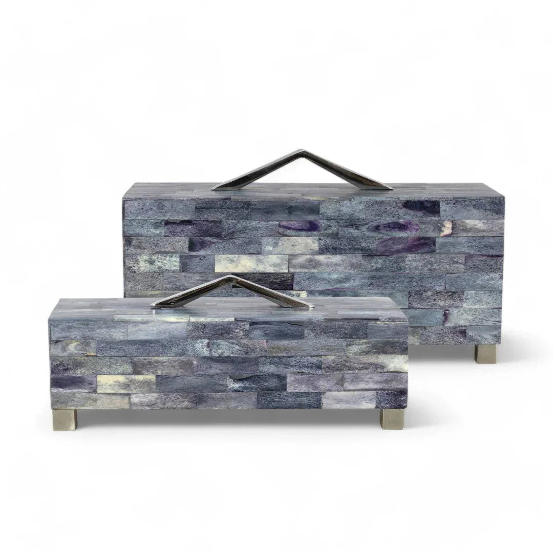 Gatsby Gray Decorative Box Decorative Boxes