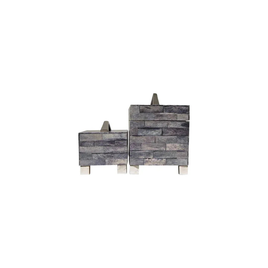 Gatsby Gray Decorative Box Decorative Boxes
