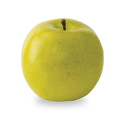 Green apple on a white background faux fruit accent