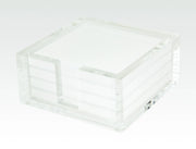 Lucite Coaster Set White Coasters