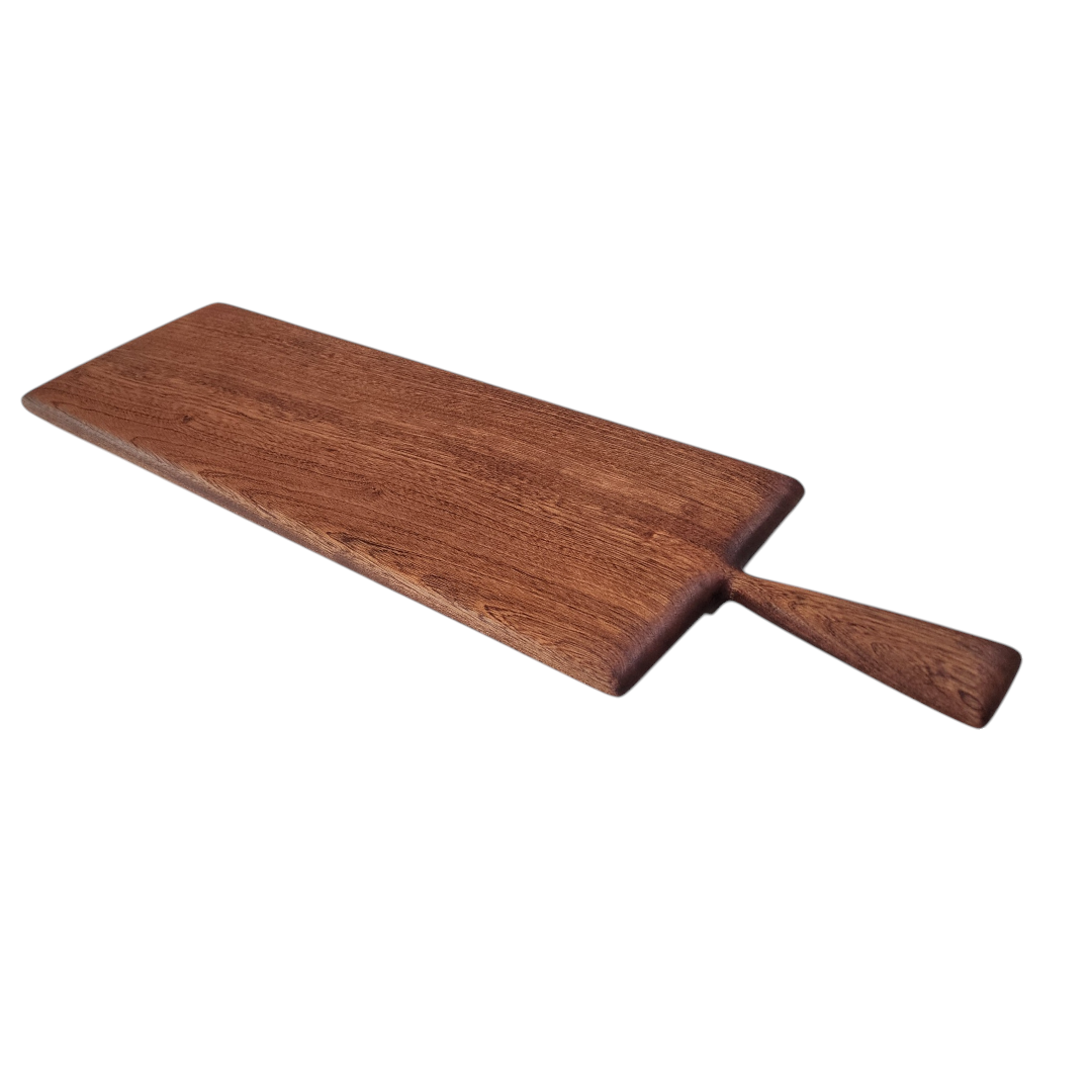 Handle Serving Charcuterie Board in Sapele Wood.