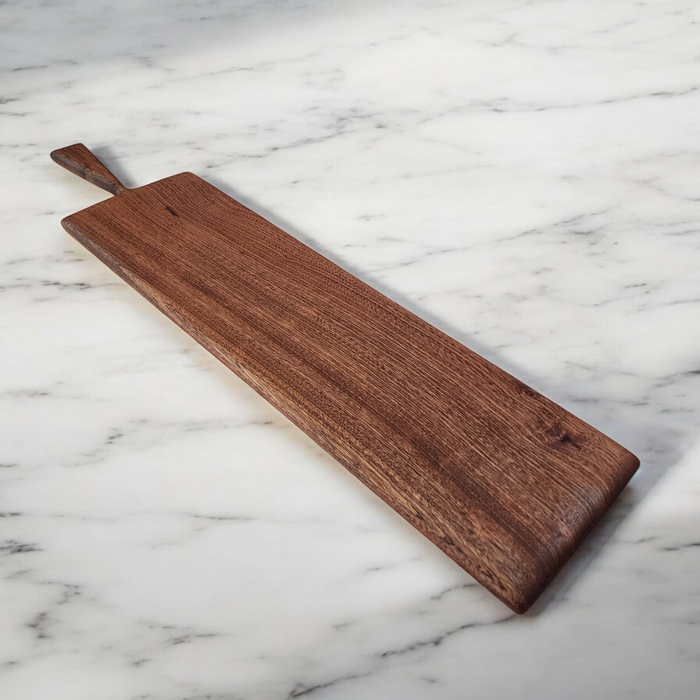 Handle Charcuterie Serving Board in Sapele Wood