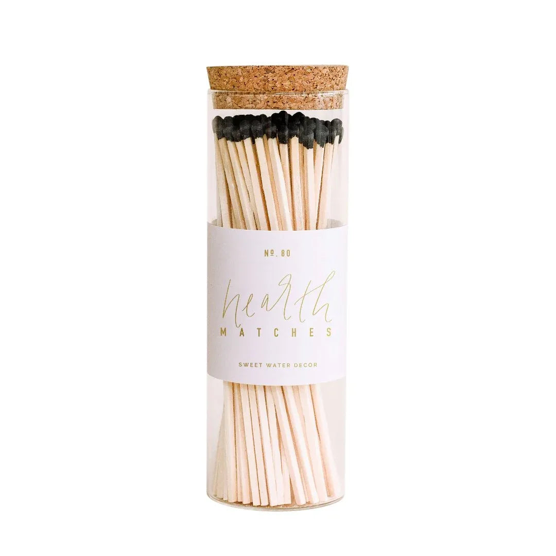 Hearth 7" Matches Black Tip Matchboxes & Lighters