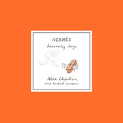 Book cover of 'Hermes heavenly days' by Alice Charlin and Rachael Canipari on an orange background