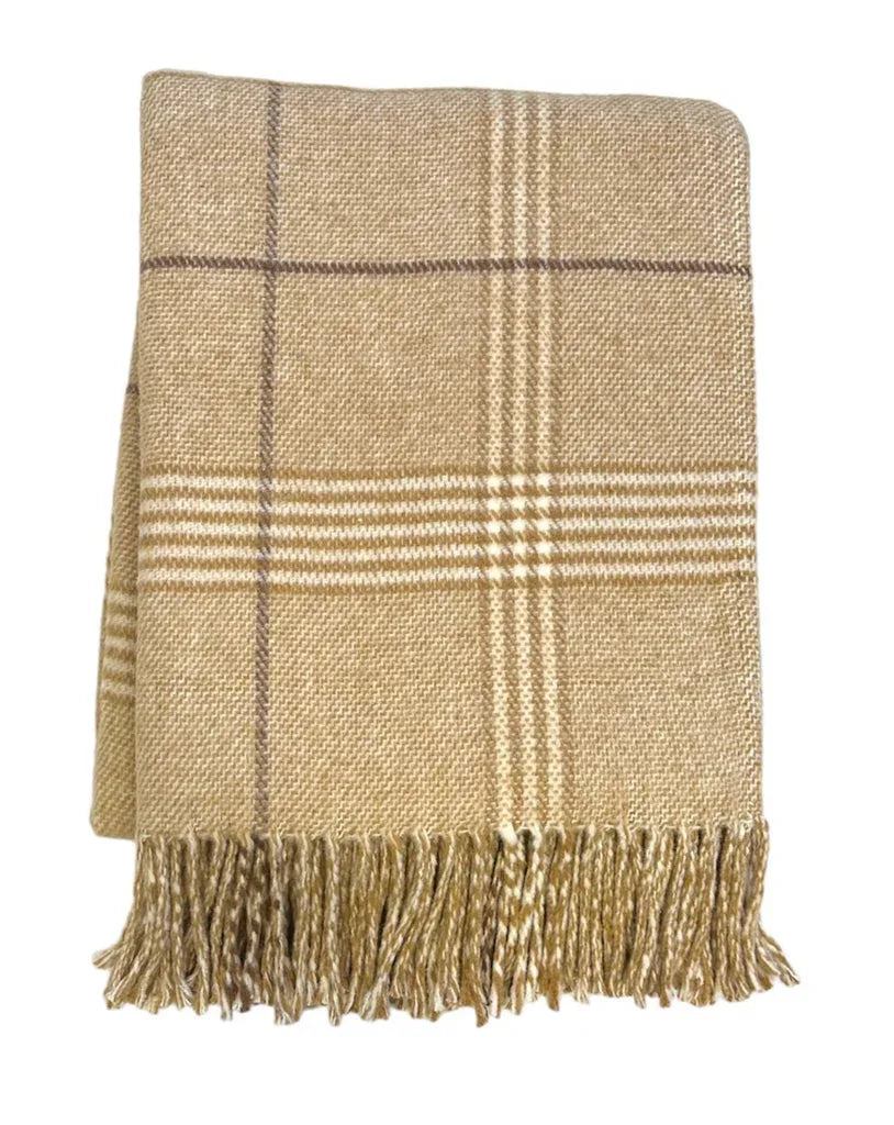 Windowpane Plaid Throw Stone Throws