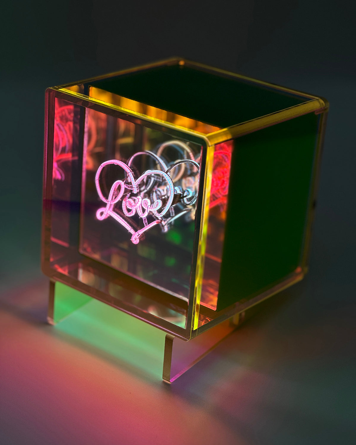 Acrylic Neon Infinity Cube