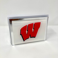 Red 'W' logo on a white background