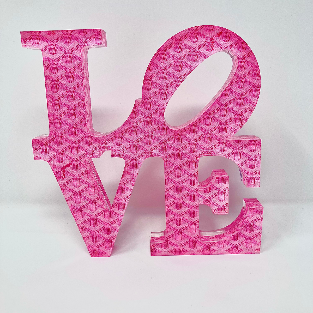 Acrylic LOVE Sculpture
