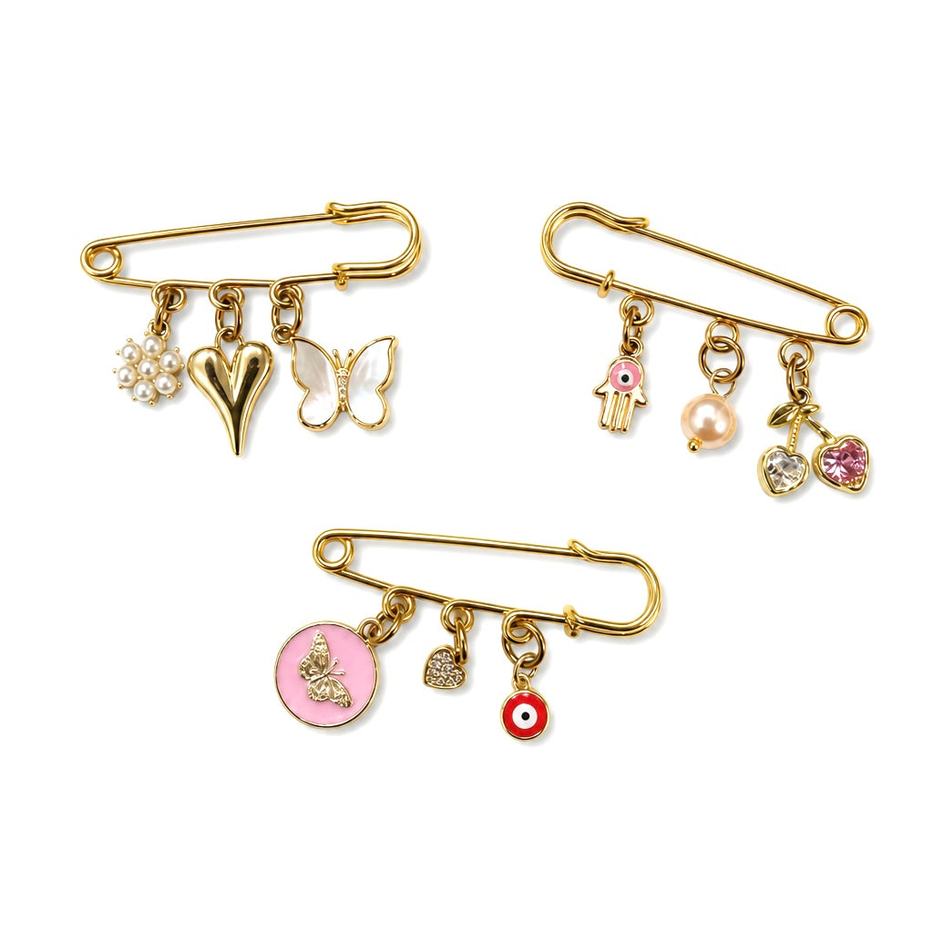 Boatkin Pin w/ Assorted Charms