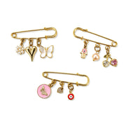 Boatkin Pin w/ Assorted Charms