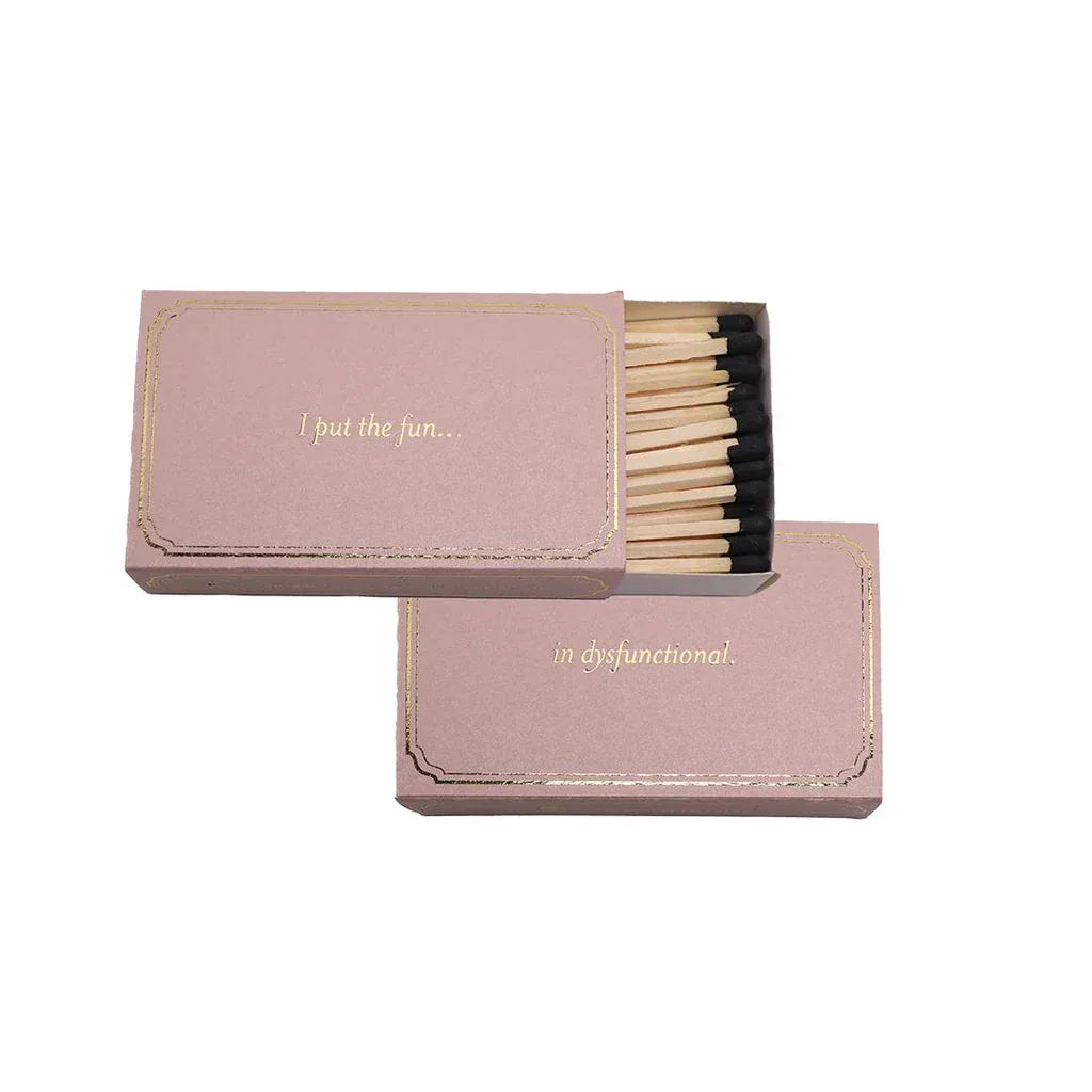 Funny Quote Matches I Put The Fun.. Matchboxes & Lighters