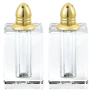 Gold Hand Made Crystal Salt & Pepper Shakers Salt & Pepper Shaker