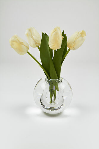 Crystal Round Bubble Vase SM