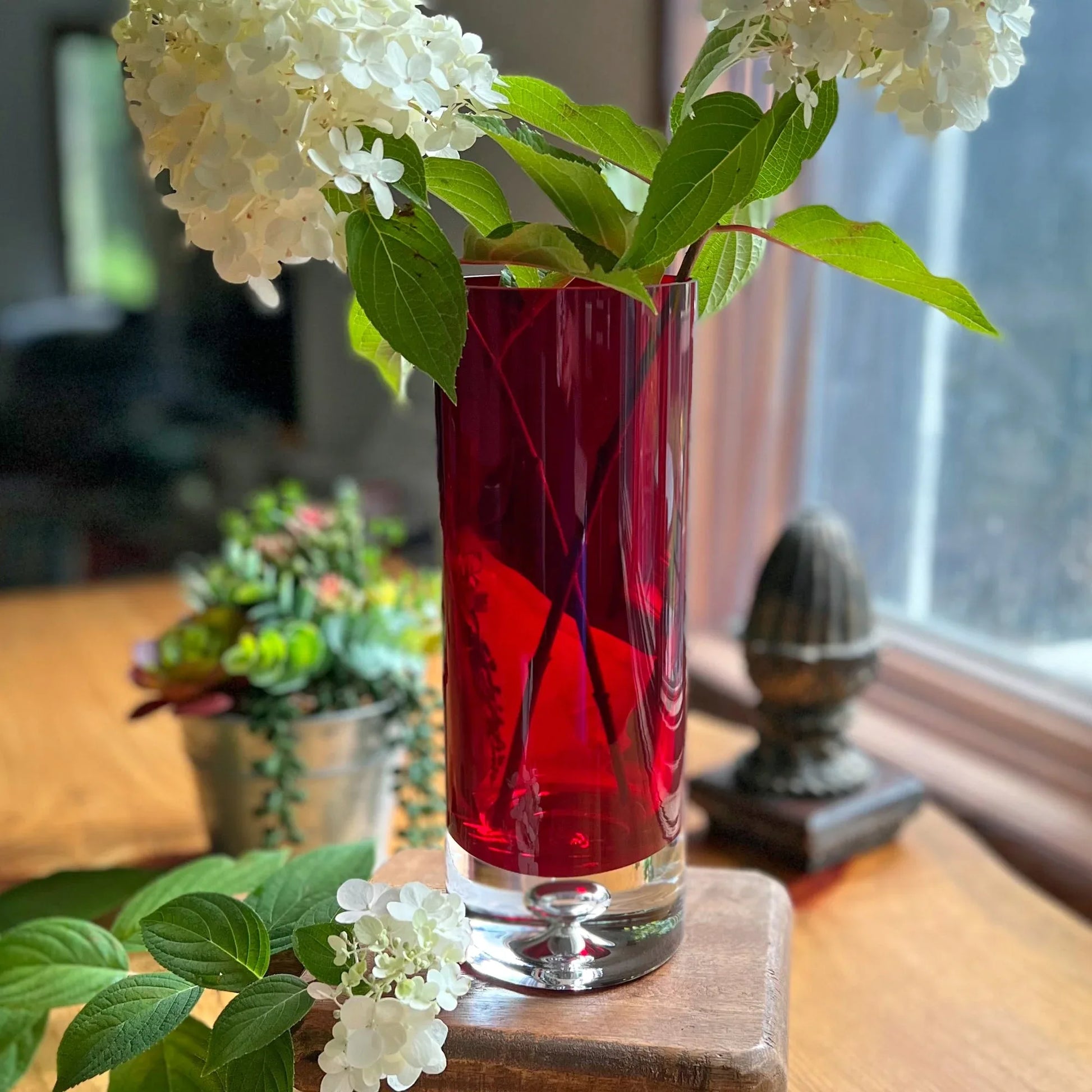 Galaxy Cylinder Vase Decor