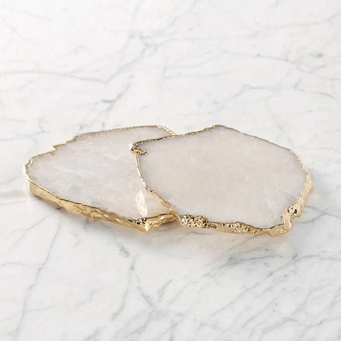 Crystal & Gold Kivita Coasters Set of 2