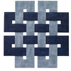 Celtic Placemats Set of 4 Navy & Ice Blue Placemats, Napkins, & Napkin Rings