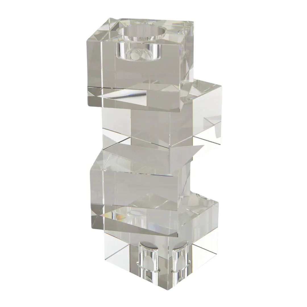 Prism Cubes Candle Holder Large Votives, Hurricanes & Candleholders