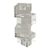 Prism Cubes Candle Holder Large Votives, Hurricanes & Candleholders