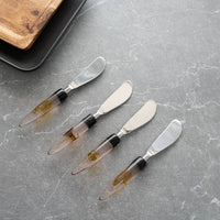 Lava Marble Acrylic Spreaders set of 4. 