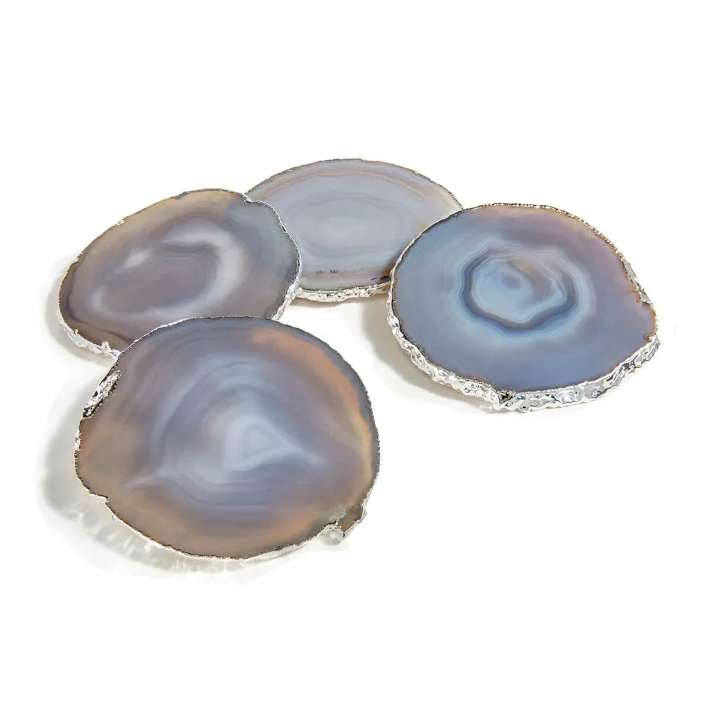 Lumino Coasters Smoke Silver Coasters