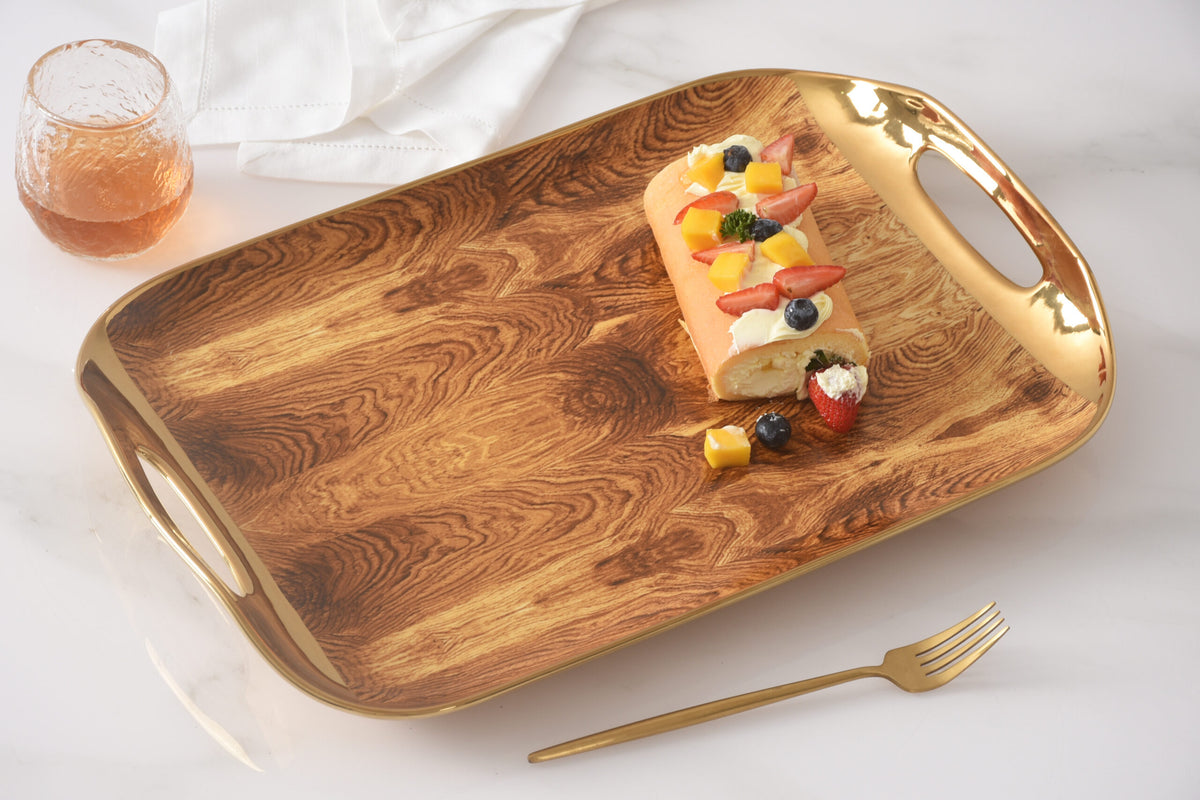 Madera Serving Tray with Handles Serveware