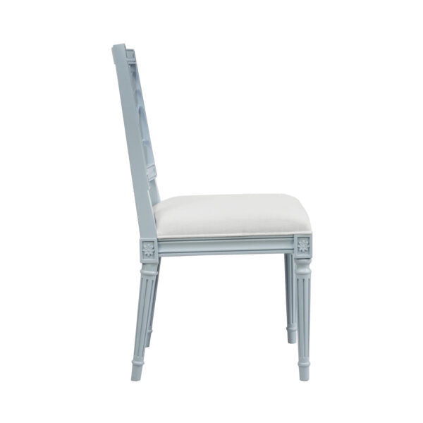 Pair of Lydia Dining Chairs - Blue