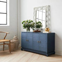 Ivy Credenza With Glass Top