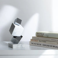 Marble & Silver Torre Objet D'Art