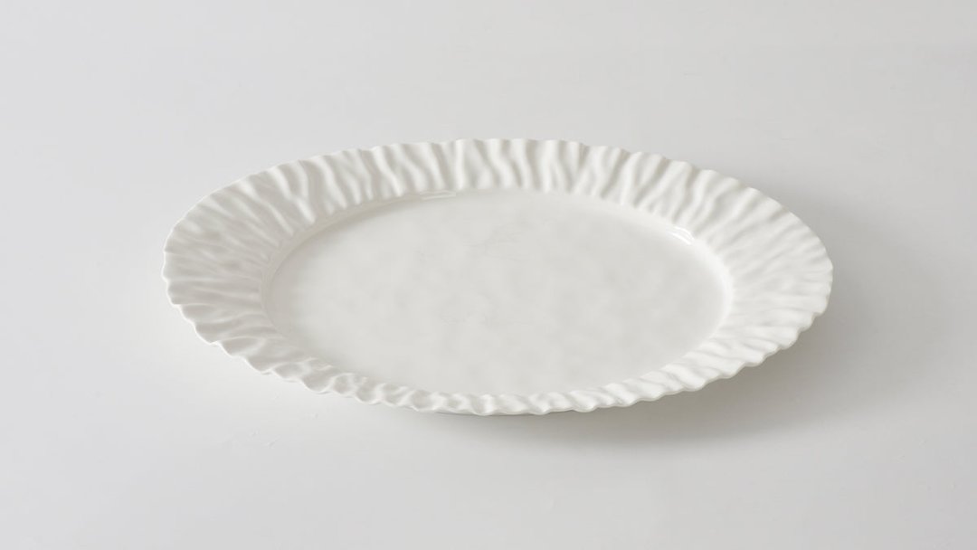 Mascali Bianca Large Round Platter.