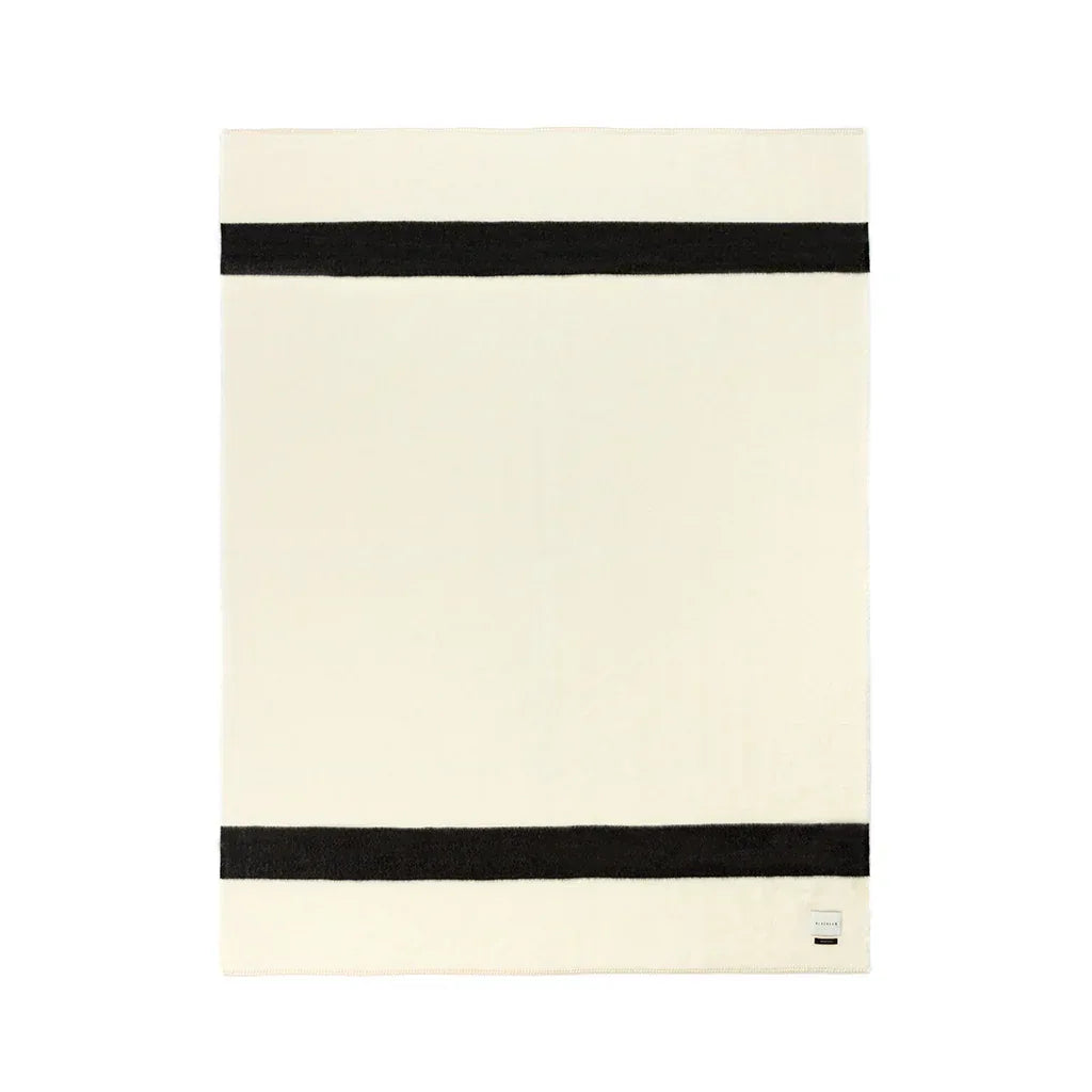 Mason Striped Throw Black Stripe Throw