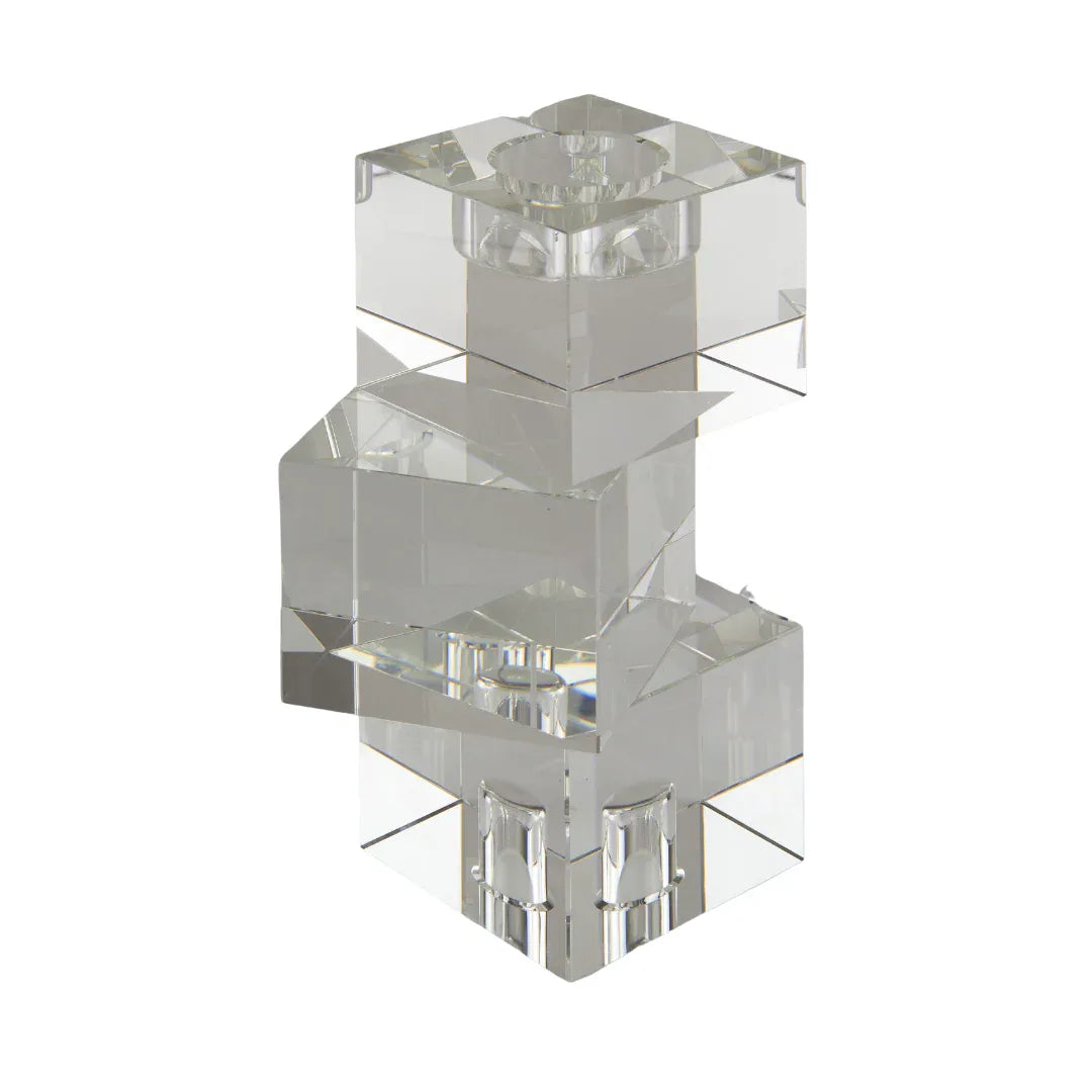 Prism Cubes Candle Holder Medium Votives, Hurricanes & Candleholders