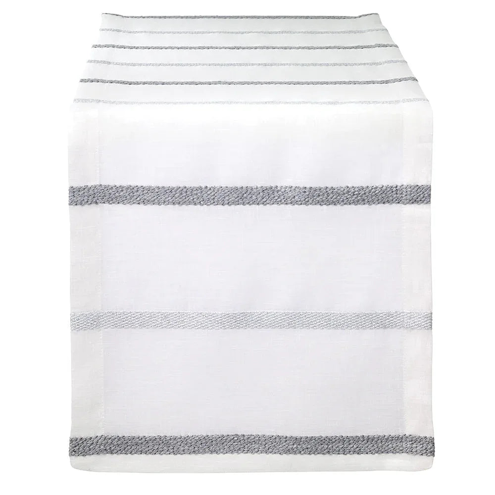 Metallic Band Runner Silver Runner