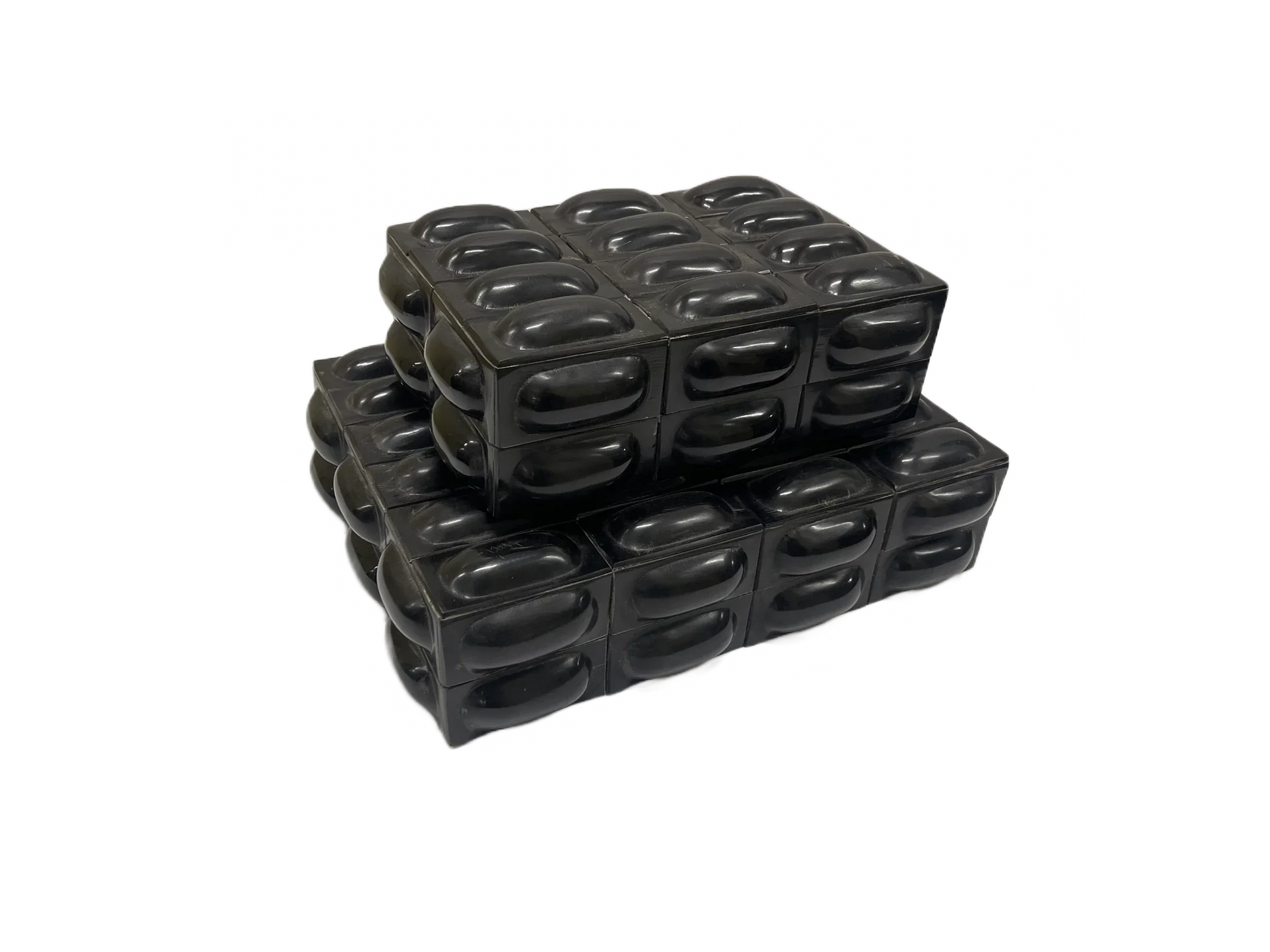 Black 3D Horn Box Medium Decorative Boxes