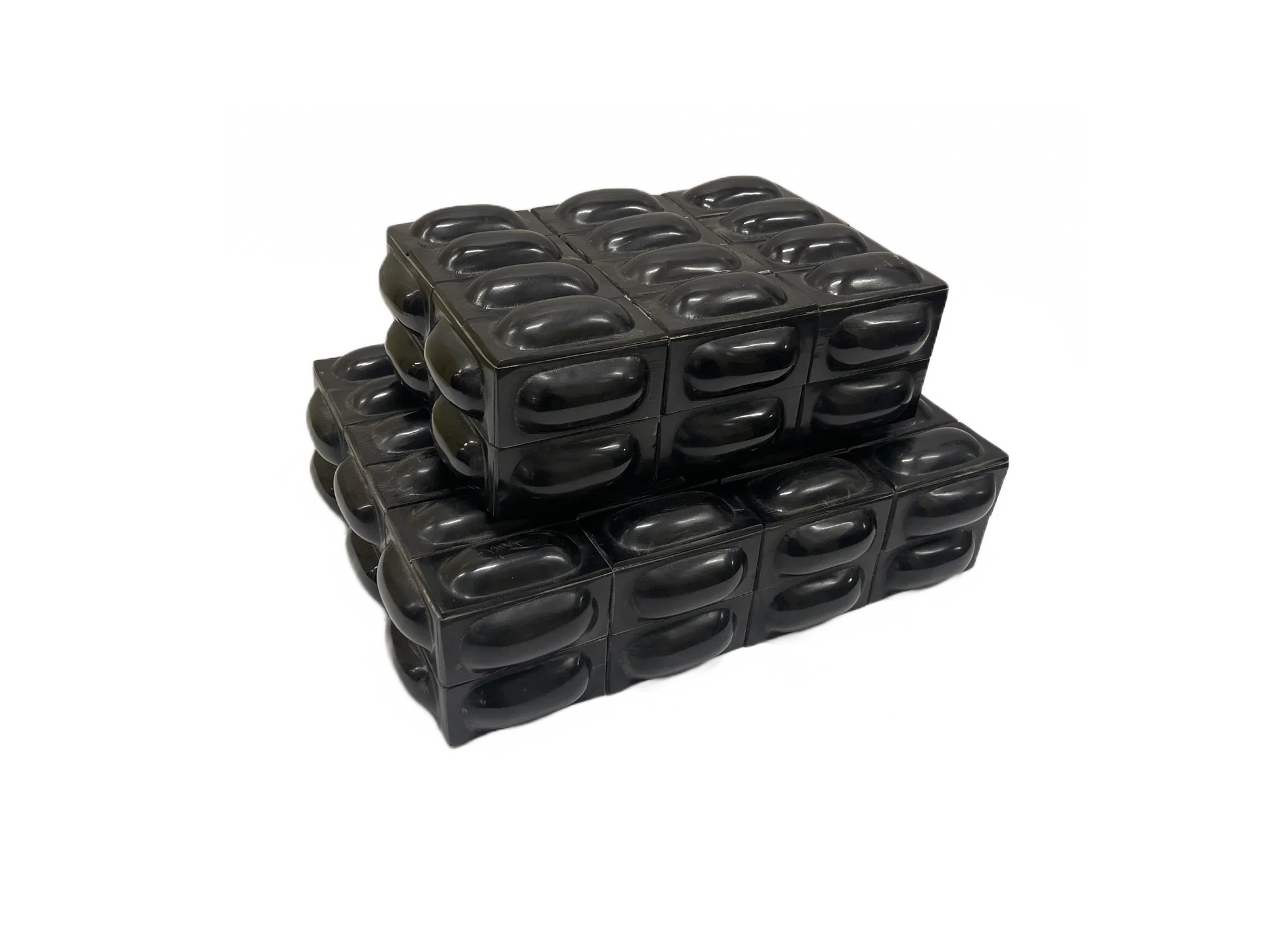 Black 3D Horn Box Medium Decorative Boxes