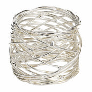 Tara Napkin Rings Set Of 4 Nickel Napkin Rings