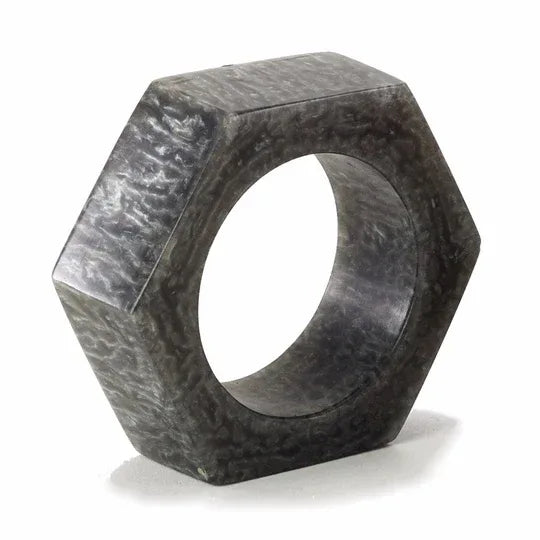 Piper Napkin Rings Set Of 4 Gray Napkin Rings