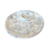 Pop Chip & Dip White Swirl Serveware